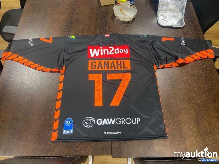 Artikel Nr. 920402: Manuel Ganahl, Graz 99ers, signiert von allen Spielern