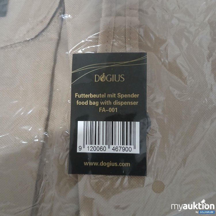 Artikel Nr. 929402: Dogius Futterbeutel mit Spender FA-001 für ca 5kg 
