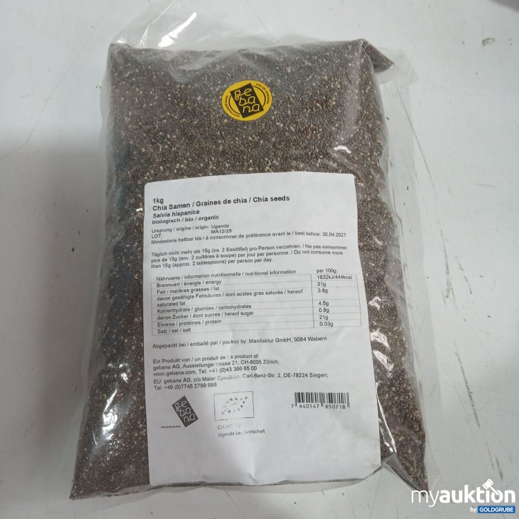 Artikel Nr. 979402 Artikel Nr. 979402: Chia Samen 1kg