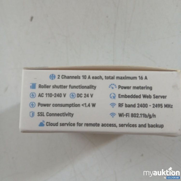 Artikel Nr. 993402 Artikel Nr. 993402: Shelly Plus 2PM Power Metering Switch 2x10 A