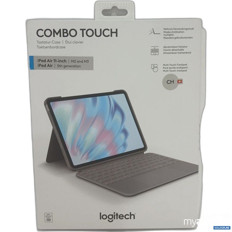 Artikel Nr. 447403 Artikel Nr. 447403: Logitech Combo Touch Tastatur-Case für iPad Air 11-inch M2 und M3, 5. Generation