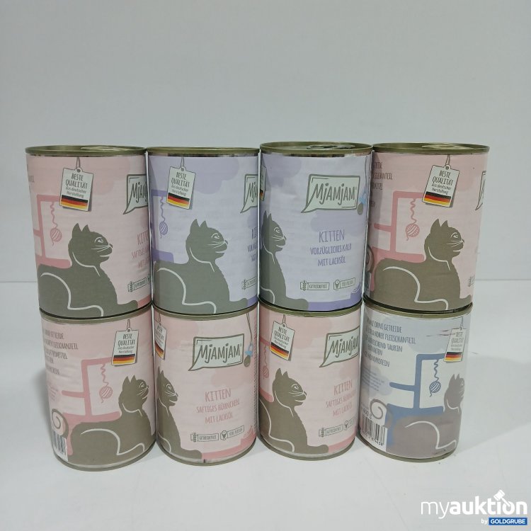 Artikel Nr. 808403 Artikel Nr. 808403: Mjamjam Kitten Futter diverse Sorten 8x400g