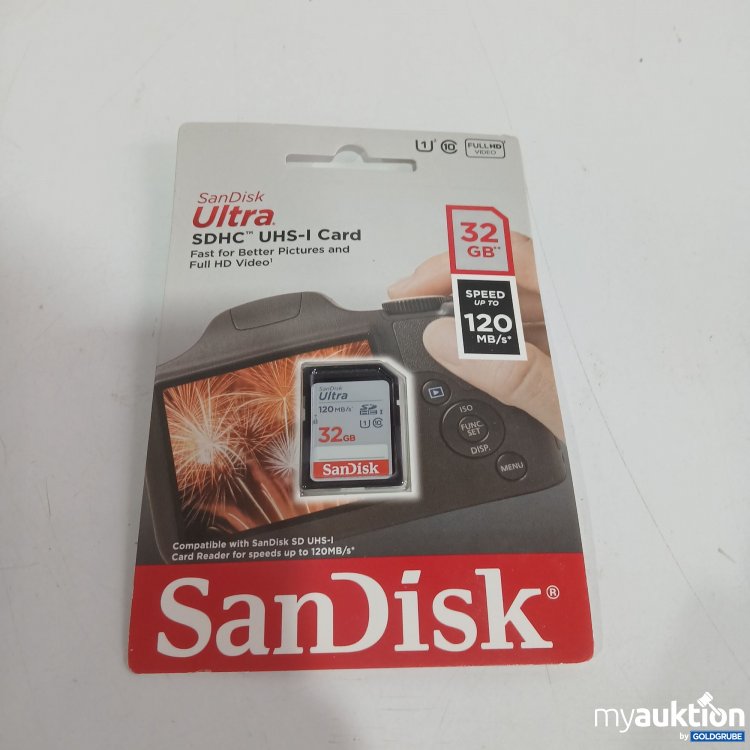 Artikel Nr. 809403: SanDisk Ultra SDHC UHS-I Card 32GB