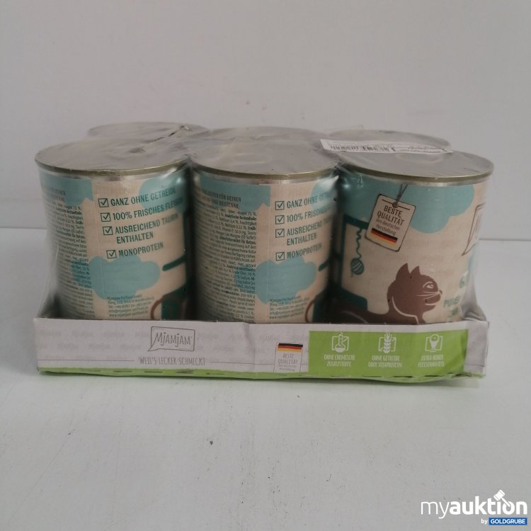 Artikel Nr. 844403: Mjamjam Katzenfutter Pure Pute 6x400g