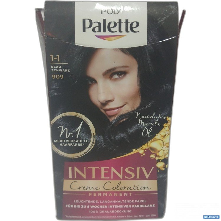 Artikel Nr. 886403: Poly Palette Intensiv Creme Coloration Permanent 1-1 Schwarz