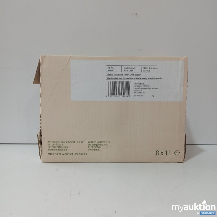 Artikel Nr. 970403 Artikel Nr. 970403: DM Bio Naturland Hafer Drink 8×1L