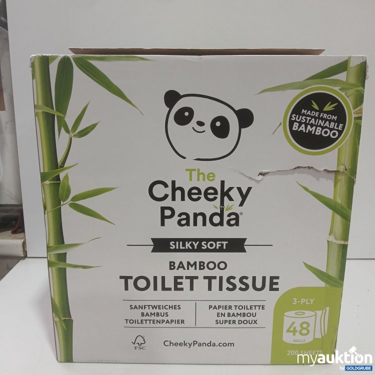 Artikel Nr. 977403: The Cheeky Panda Silky Soft Bamboo Toilettenpapier 48 Rollen 