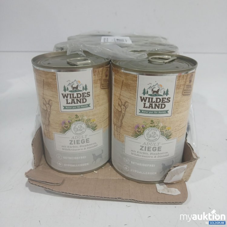 Artikel Nr. 981403: Wildes Land Hundefutter Adult Ziege 6x400g