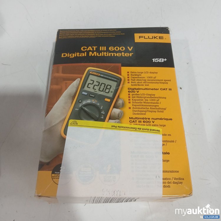Artikel Nr. 996403 Artikel Nr. 996403: Fluke Cat IIU 600V Digital Multimeter