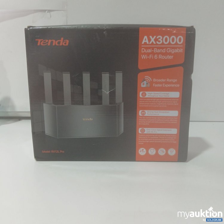 Artikel Nr. 846404: Tendenz AX3000 Dual-Band Gigabit Wi-Fi 6 Router