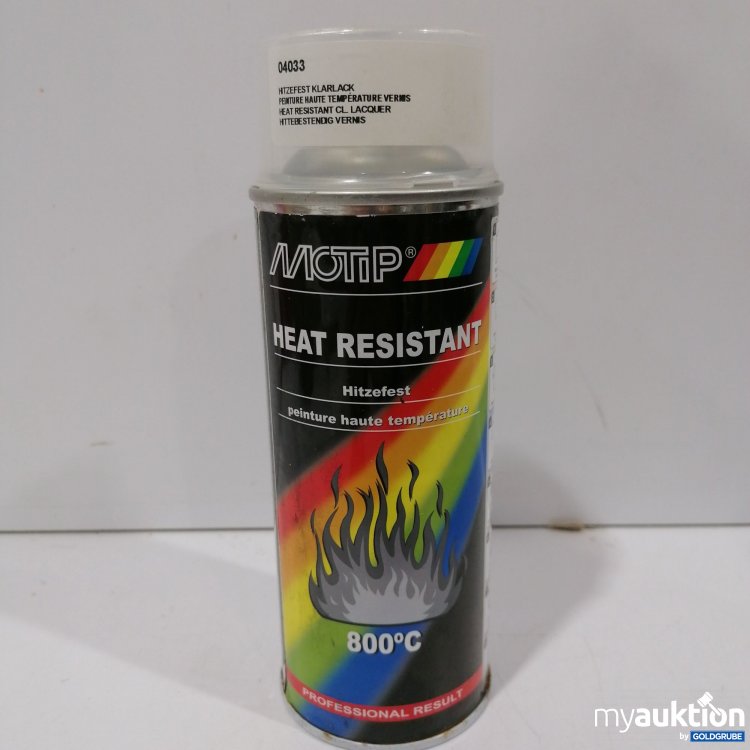 Artikel Nr. 875404 Artikel Nr. 875404: Motip Heat Resistant Klarlack 400ml 04033