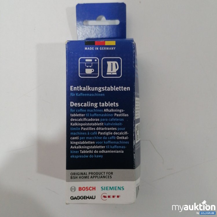 Artikel Nr. 889404: Entkalkungstabletten für Kaffeemaschinen 6Stk 