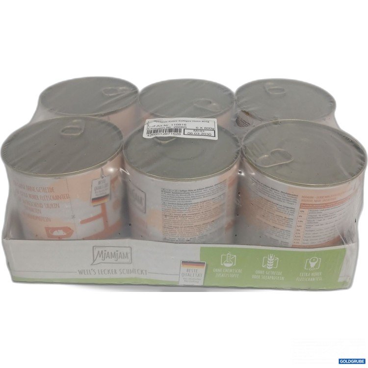 Artikel Nr. 981404 Artikel Nr. 981404: Mjamjam Katzenfutter saftiges Huhn 6x800g