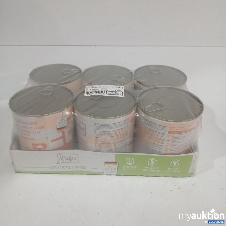 Artikel Nr. 981404 Artikel Nr. 981404: Mjamjam Katzenfutter saftiges Huhn 6x800g
