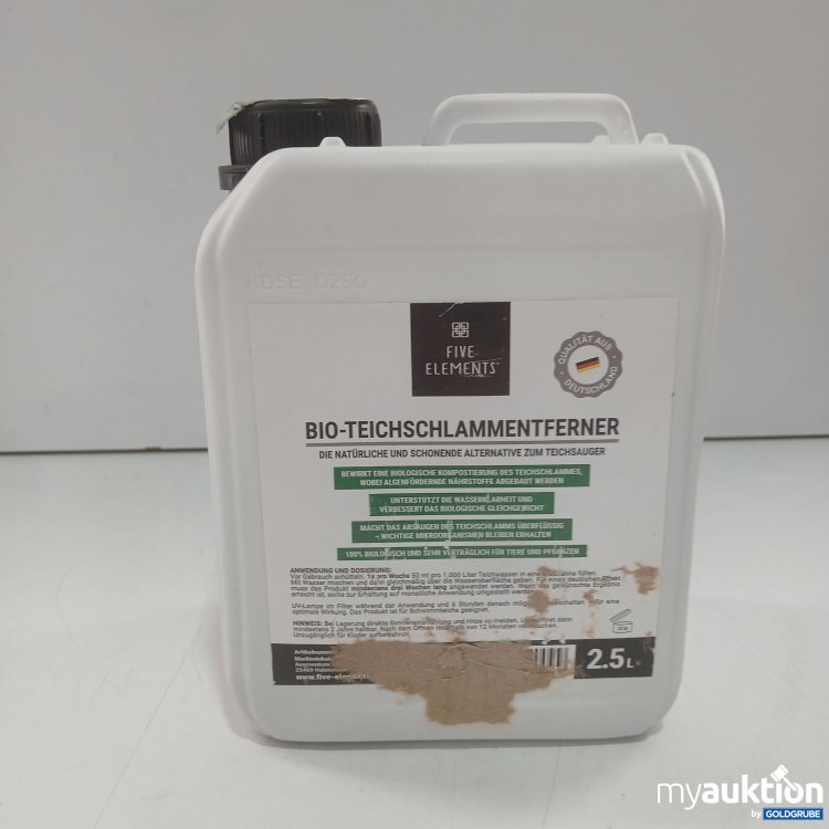 Artikel Nr. 987404 Artikel Nr. 987404: Five Elementes Bio Teichschlammentferner 2,5l