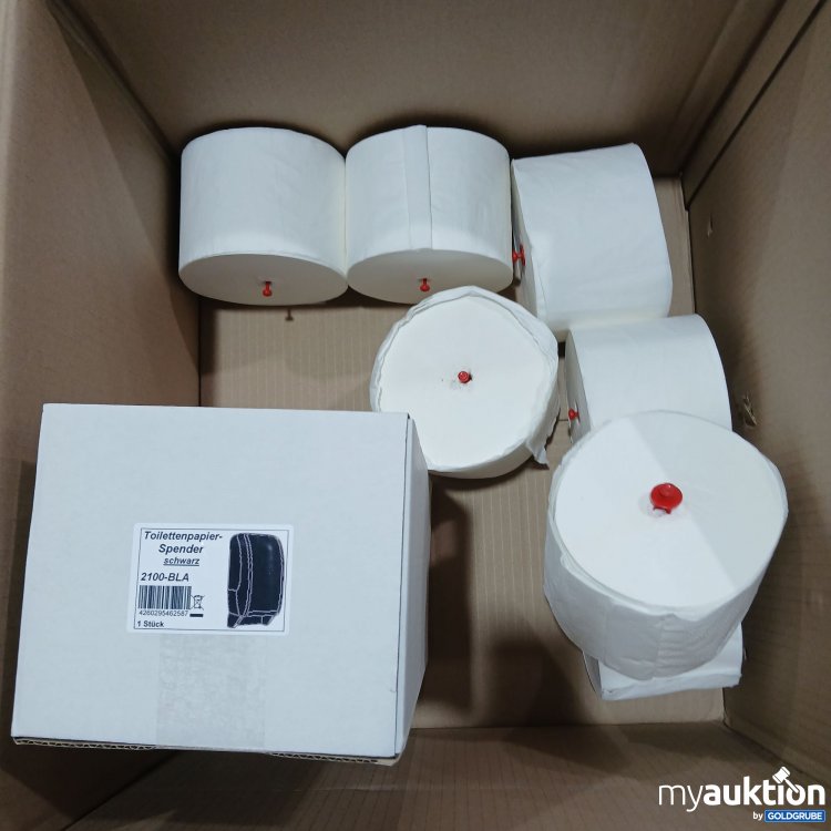 Artikel Nr. 441405: Toilettenpapier  Spender mit 7 Rolle Toilettenpapier 
