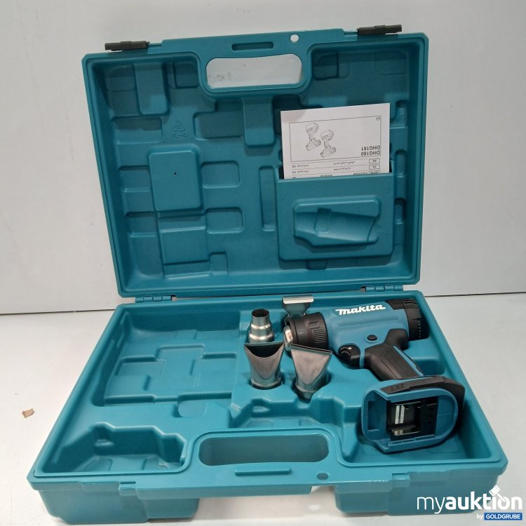 Artikel Nr. 468405 Artikel Nr. 468405: Makita LXT18V Heißluftgebläse ohne Akku und Ladegerät Koffer nicht vollständig