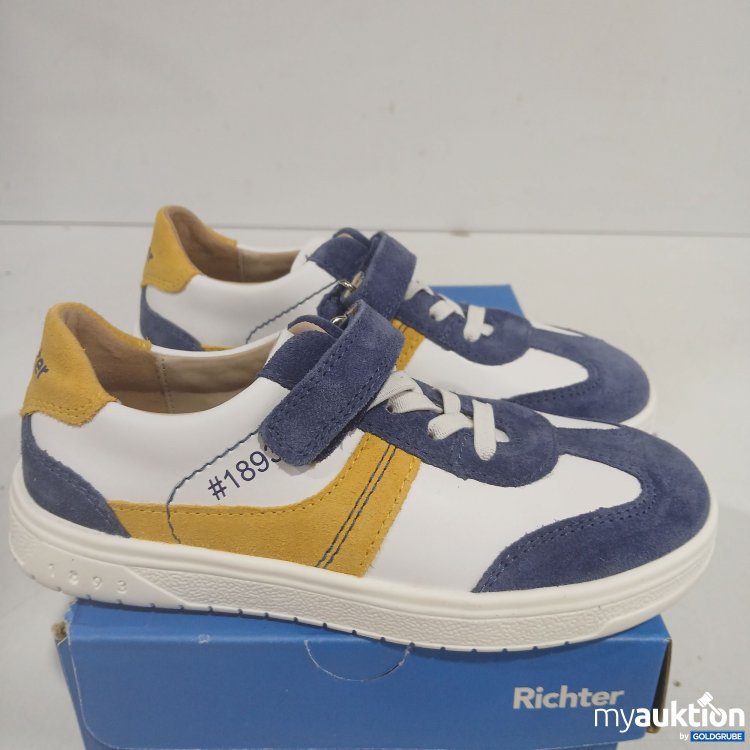 Artikel Nr. 525405: Rieker Kinderschuhe Glattleder/Velour white/nautical/mais 