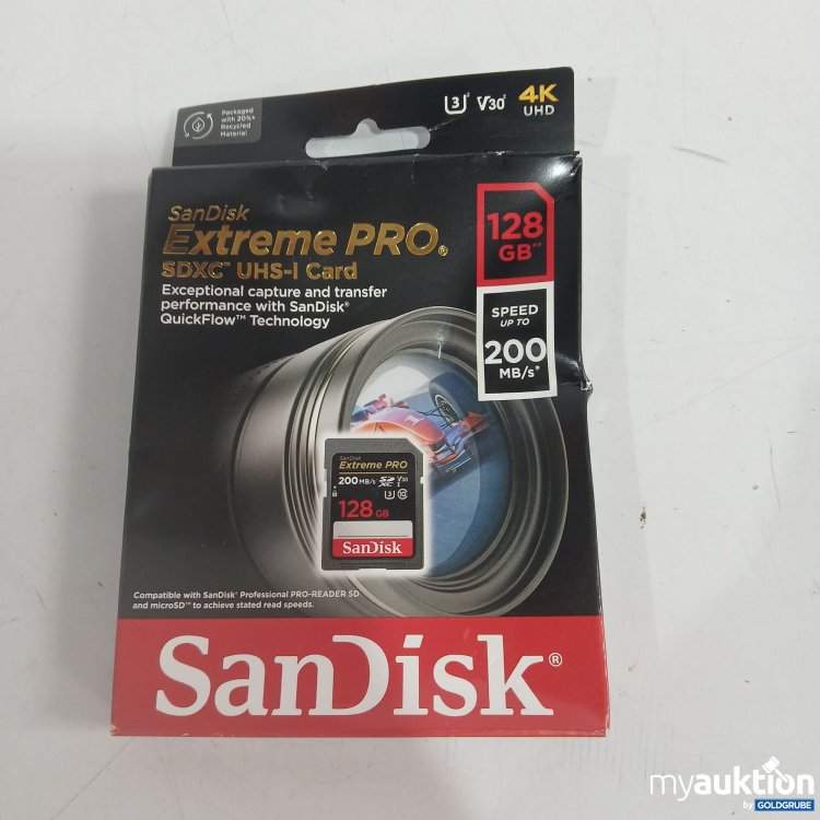 Artikel Nr. 856405 Artikel Nr. 856405: SanDisk Extreme PRO 128GB