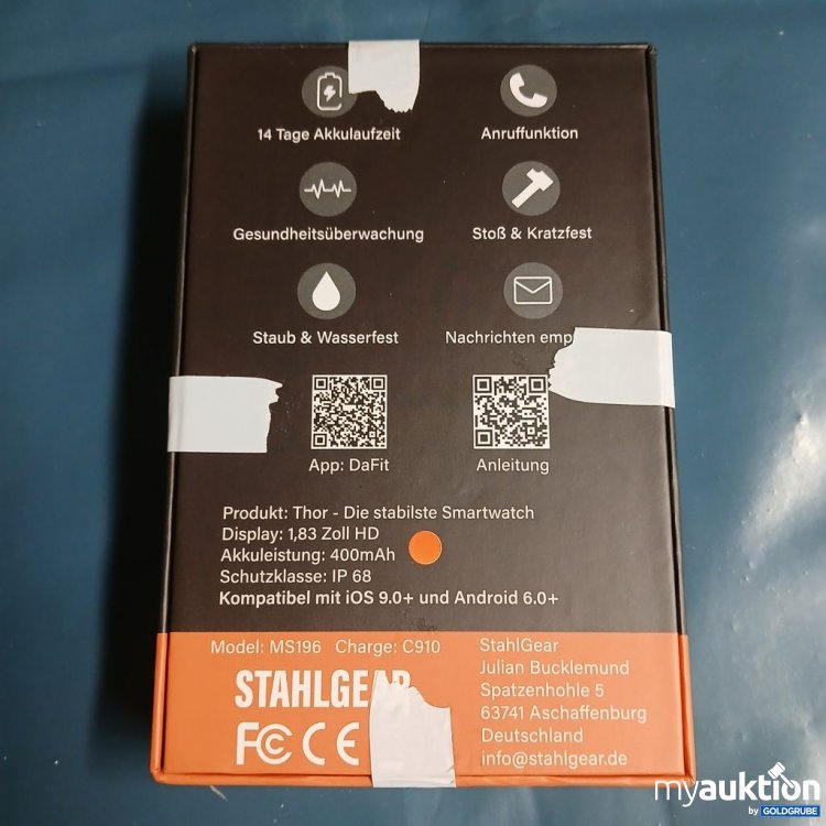 Artikel Nr. 919405: STAHGEAR Thor Smartwatch