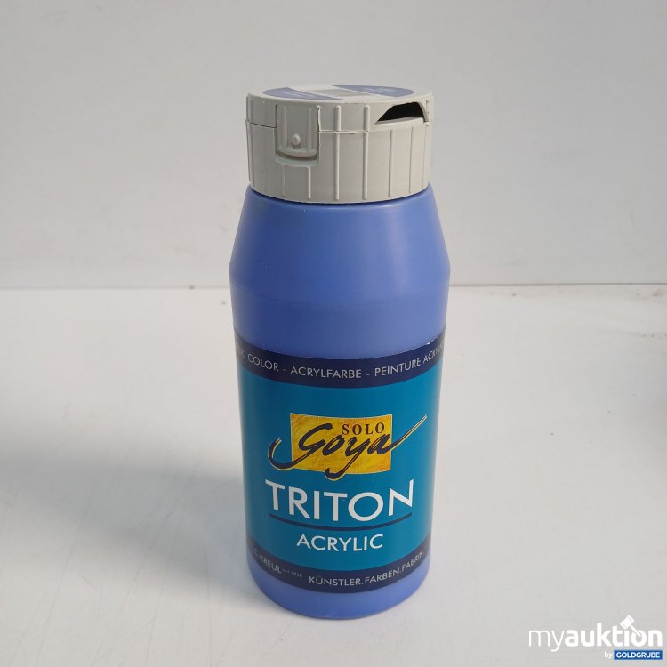 Artikel Nr. 950405: Solo Goya Triton Acrylic Künstler Farben Fabric 17019 Ultramarienblau   750ml