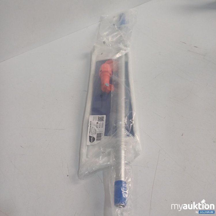 Artikel Nr. 983405: Sonty Profi Wischmopp 50cm Set - Bodenwischer mit Magnet Klabhalter, 50cm Microfaser Wischbezug % verstellbarer Alu Moppstange