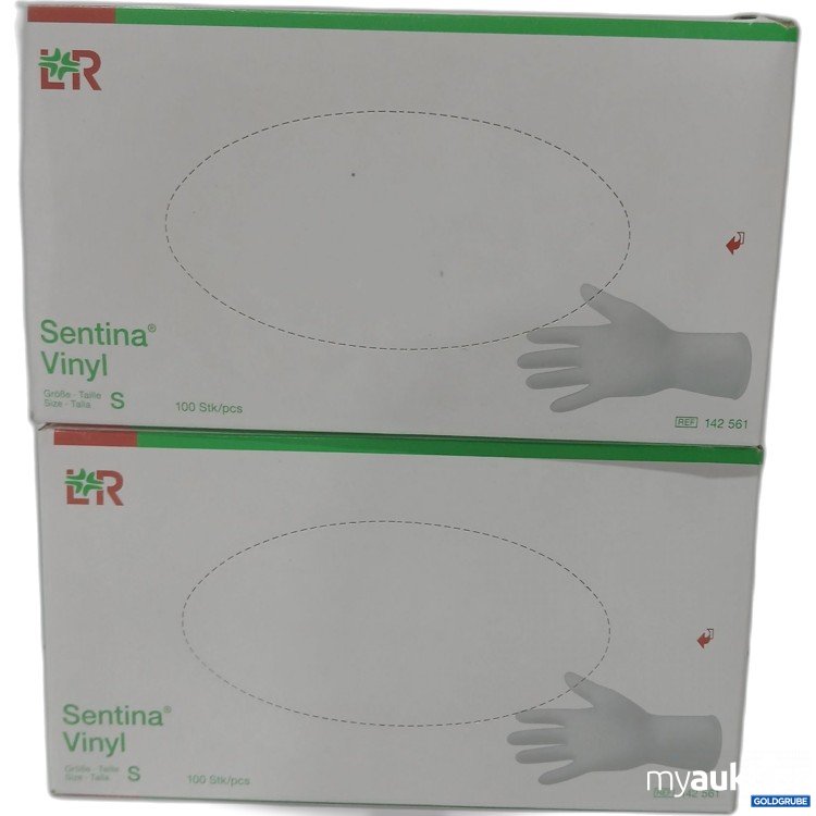 Artikel Nr. 984405 Artikel Nr. 984405: Lr Sentina Vinyl Einweghandschuhe Gr S 2x100Stk