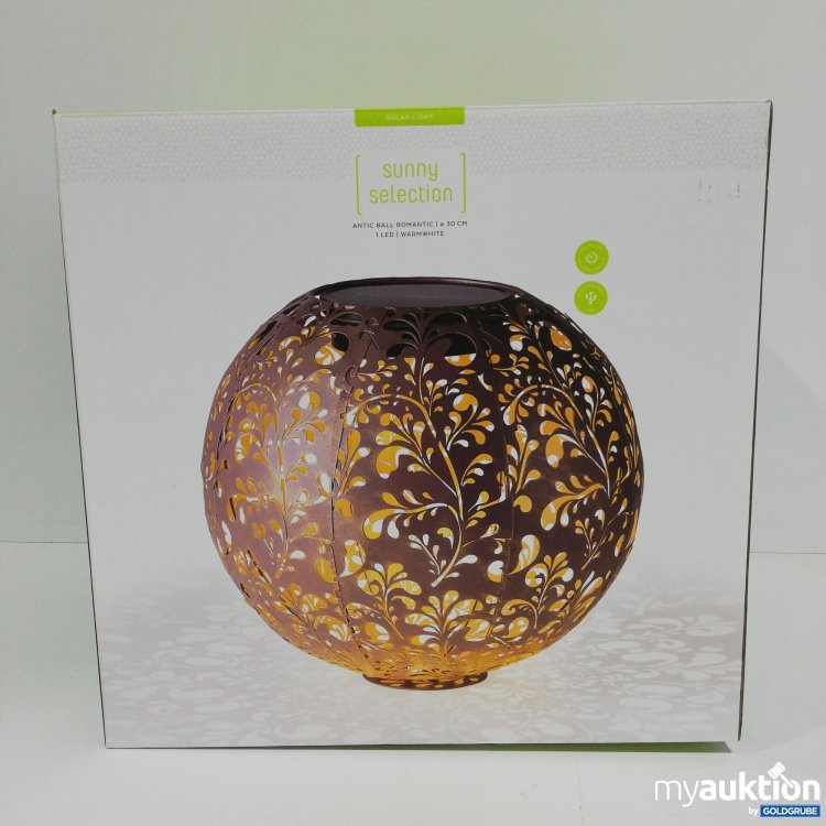 Artikel Nr. 385406 Artikel Nr. 385406: Sunny Selection Solar Light Antic Ball Romatic 30cm