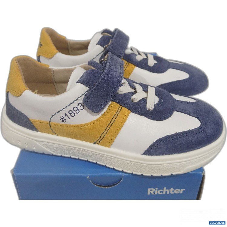 Artikel Nr. 525406: Richter Kinderschuhe Glattleder/Velour white/nautical/mais 