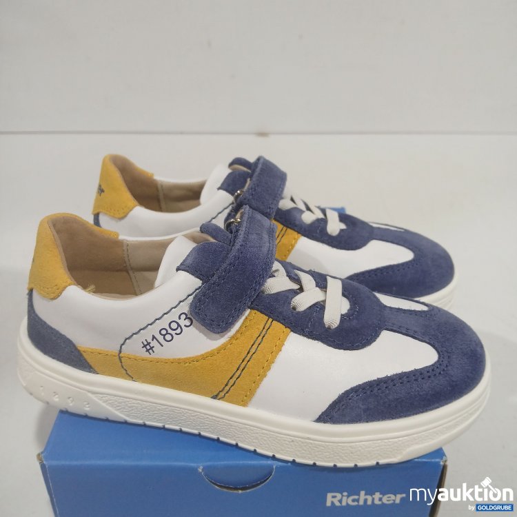 Artikel Nr. 525406: Richter Kinderschuhe Glattleder/Velour white/nautical/mais 