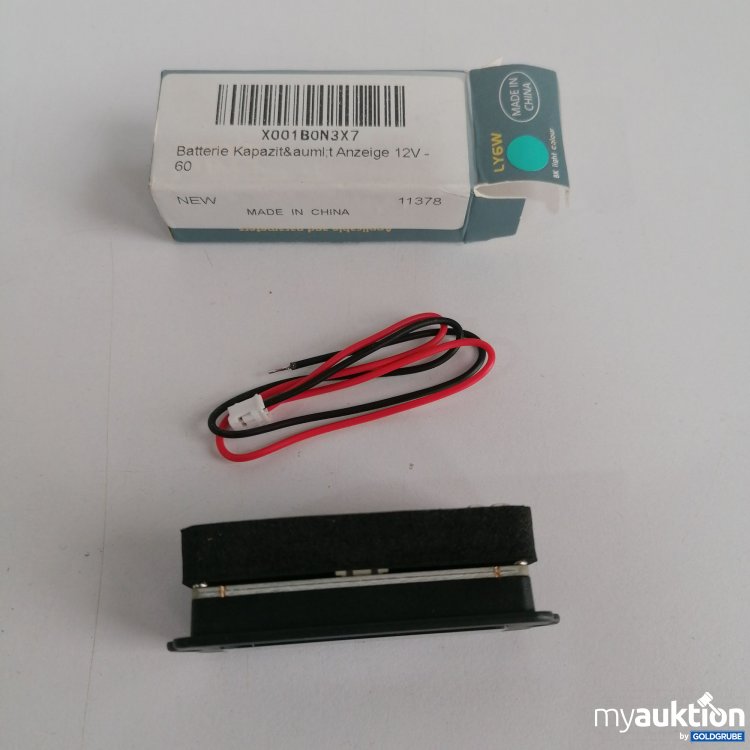 Artikel Nr. 832406 Artikel Nr. 832406: Batterie Kapazität Tester Anzeige 12V LY6W