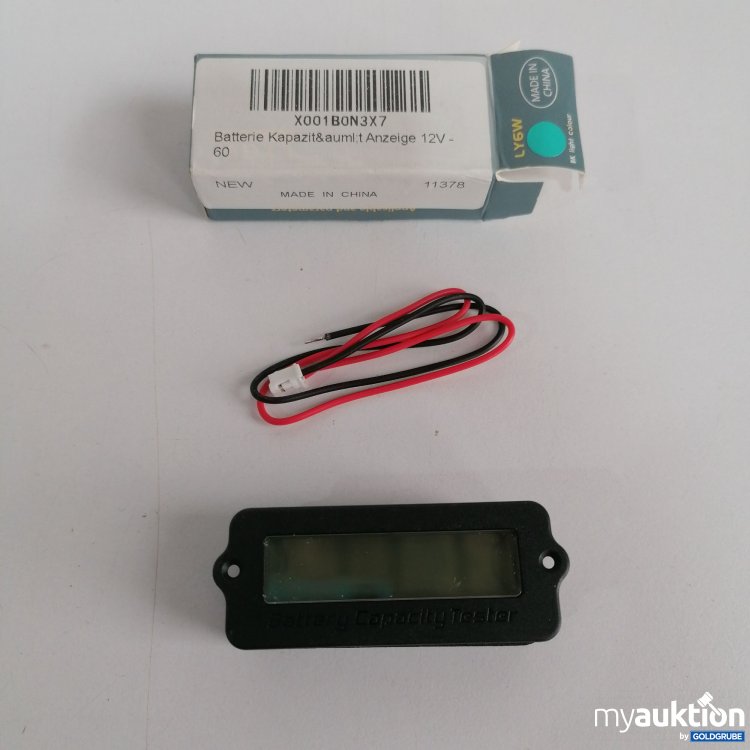Artikel Nr. 832406 Artikel Nr. 832406: Batterie Kapazität Tester Anzeige 12V LY6W