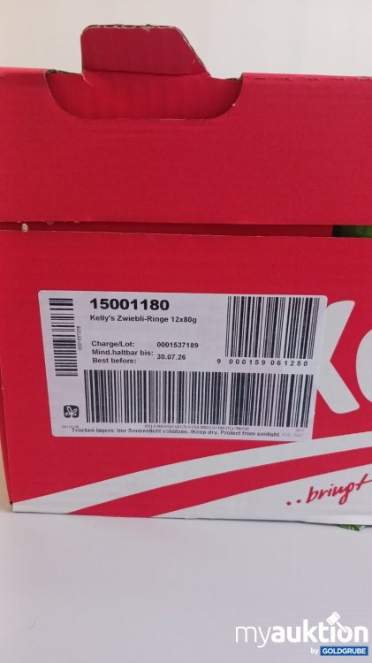 Artikel Nr. 940406 Artikel Nr. 940406: Kelly's Zwiebli-Ringe 12x80g