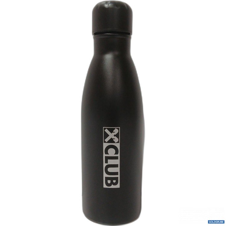 Artikel Nr. 958406: Raiffeisen Club Flasche Aus Edelstahl 0,5L, Schwarz, Art.No. 61 253CL