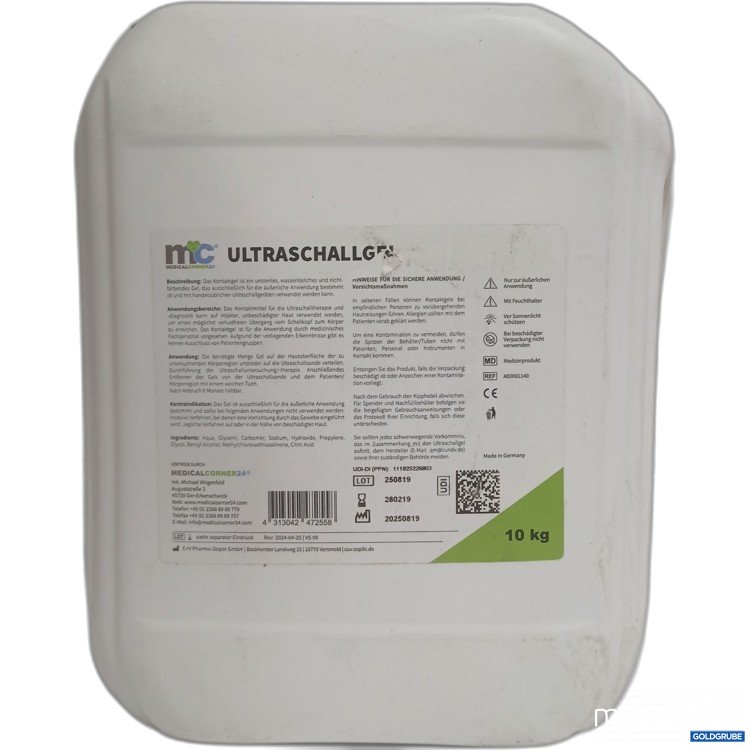 Artikel Nr. 960406: Mc Ultraschallgel 10kg 