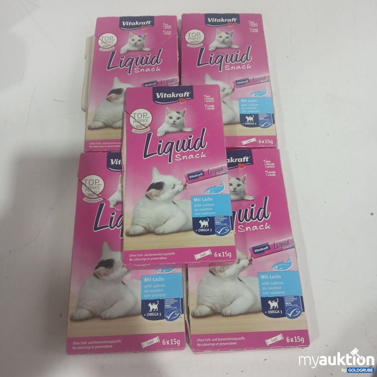 Artikel Nr. 981406 Artikel Nr. 981406: Vitakraft Liquid Snack mit Lachs 6x15g