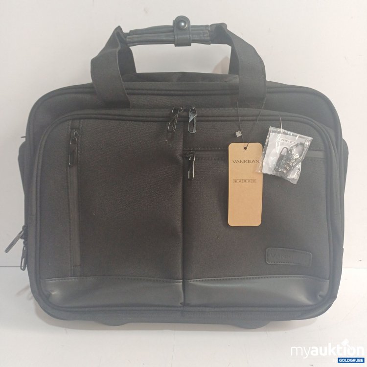 Artikel Nr. 983406: VANKEAN Laptoptasche/Business-Aktentasche, Schwarz, ca.50x45x20cm, mit Zahlenschloss 