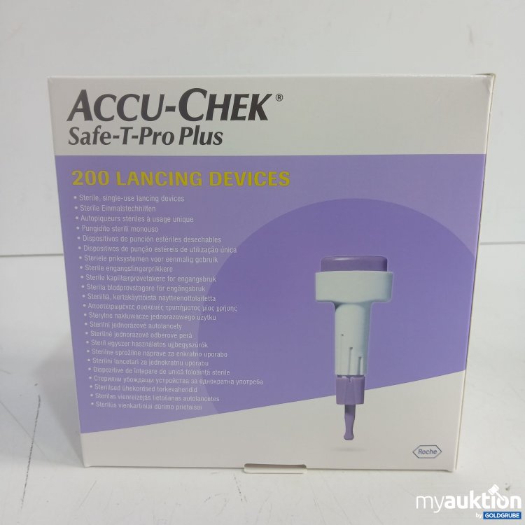 Artikel Nr. 461407 Artikel Nr. 461407: Accu-Chek Safe-T-ProPlus 200 Lancing Devices