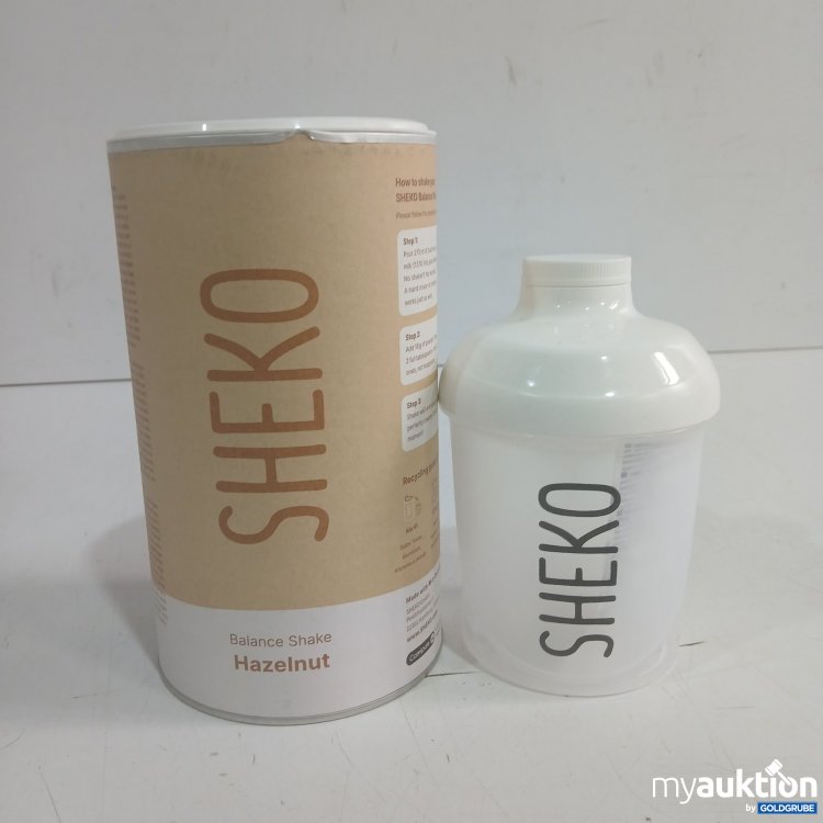 Artikel Nr. 465407 Artikel Nr. 465407: SHEKO Balance Shake Hazelnut 378g + Shaker 300ml