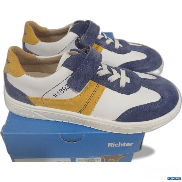 Artikel Nr. 525407: Richter Kinderschuhe Glattleder/Velour white/nautical/mais 