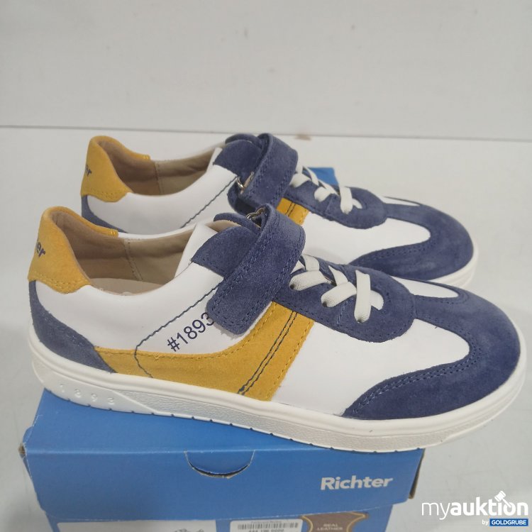 Artikel Nr. 525407: Richter Kinderschuhe Glattleder/Velour white/nautical/mais 