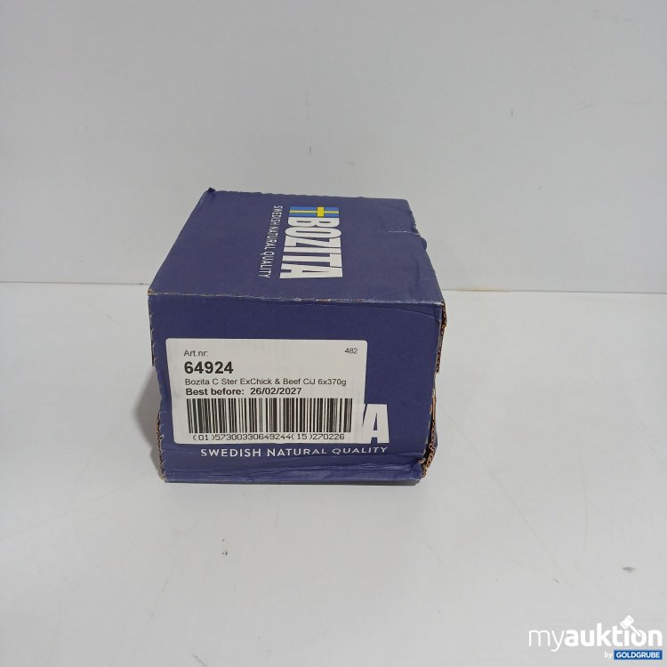Artikel Nr. 808407 Artikel Nr. 808407: Bozita C Ster ExChick & Beef CiJ 6x370g