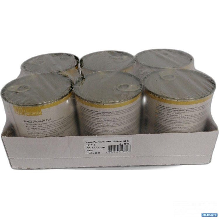 Artikel Nr. 896407: Perro Premium Pur Geflügel 6x820g
