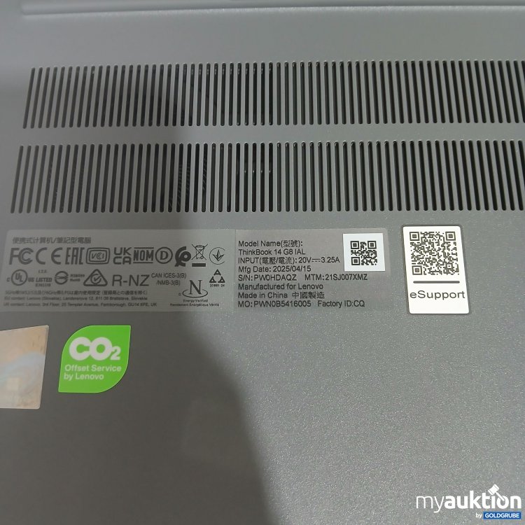 Artikel Nr. 916407: Lenovo Think Book 14 G8 IAL RAM: 32GB Display: 14" Storage: 512GB SSD 