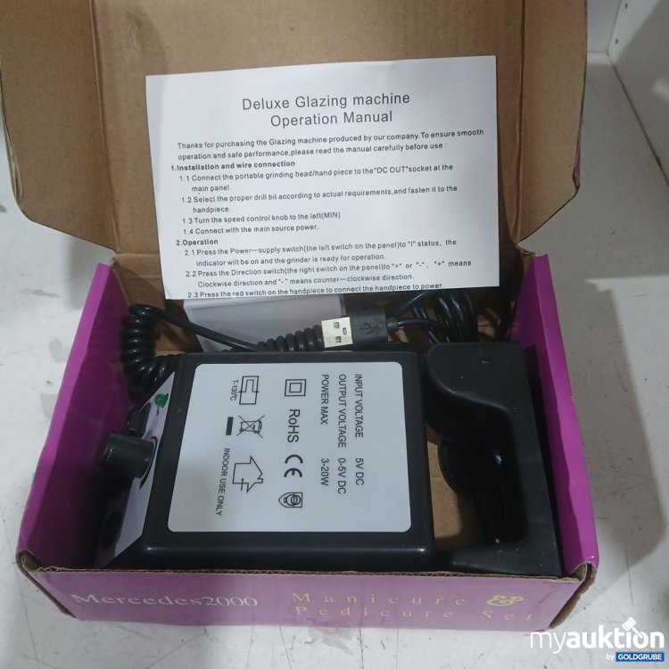 Artikel Nr. 934407 Artikel Nr. 934407: Mercedes2000 Manicure & Pedicure Set Deluxe Glazing Machine 240V