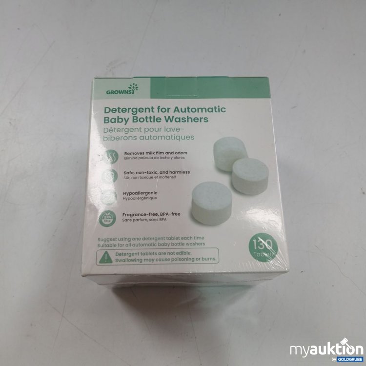 Artikel Nr. 969407: Growsy Detergent for Automatic Baby Bottle Washers 130 Tablets