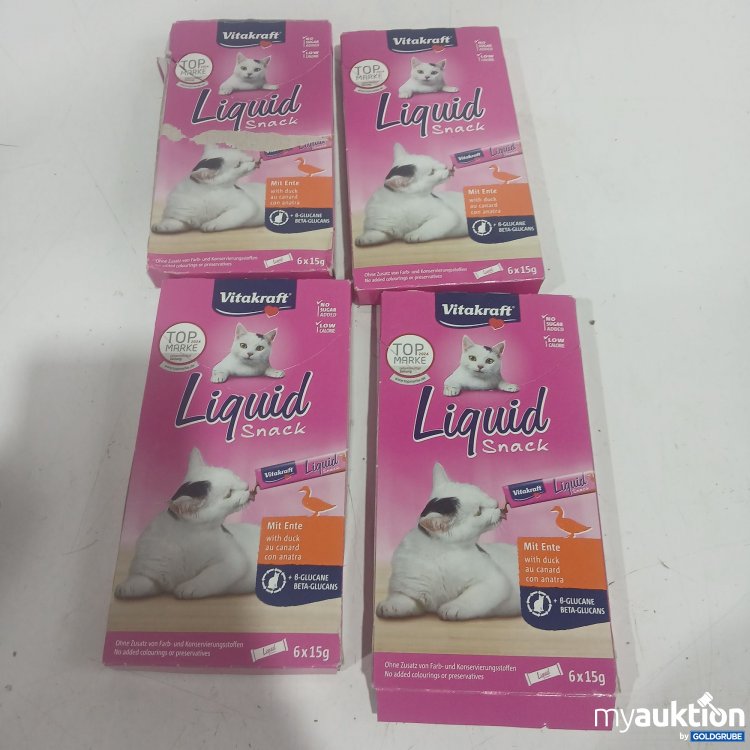 Artikel Nr. 981407 Artikel Nr. 981407: Vitakraft Liquid Snack mit Ente 6x15g