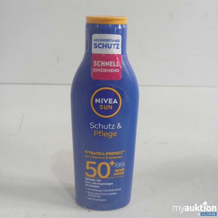 Artikel Nr. 460408 Artikel Nr. 460408: NIVEA Sun Schutz & Pflege 50+ 200ml