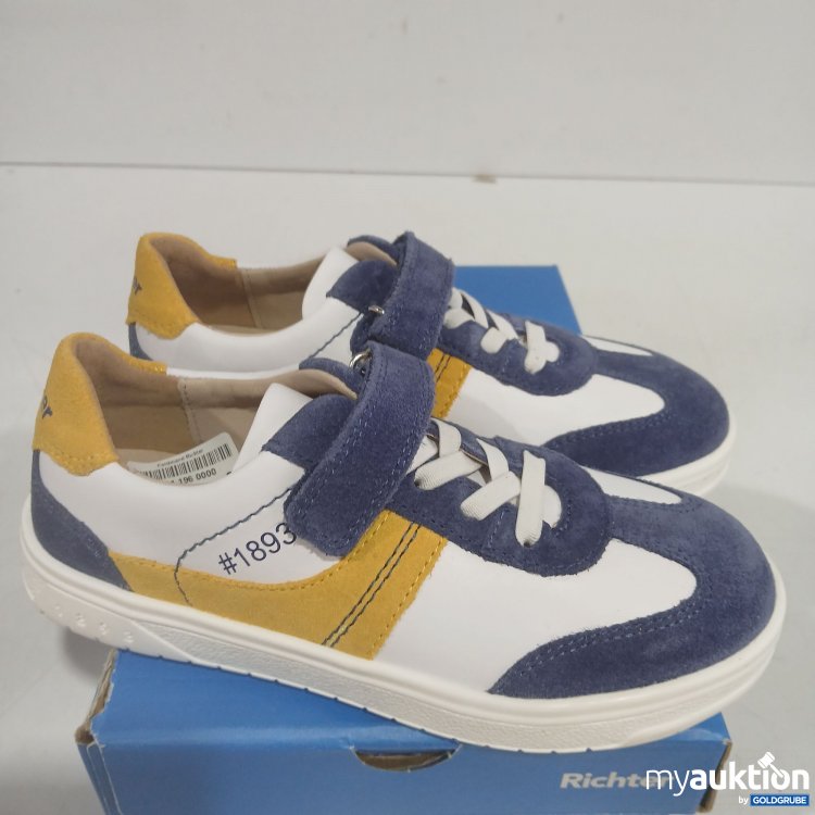 Artikel Nr. 525408: Richter Kinderschuhe Glattleder/Velour white/nautical/mais 