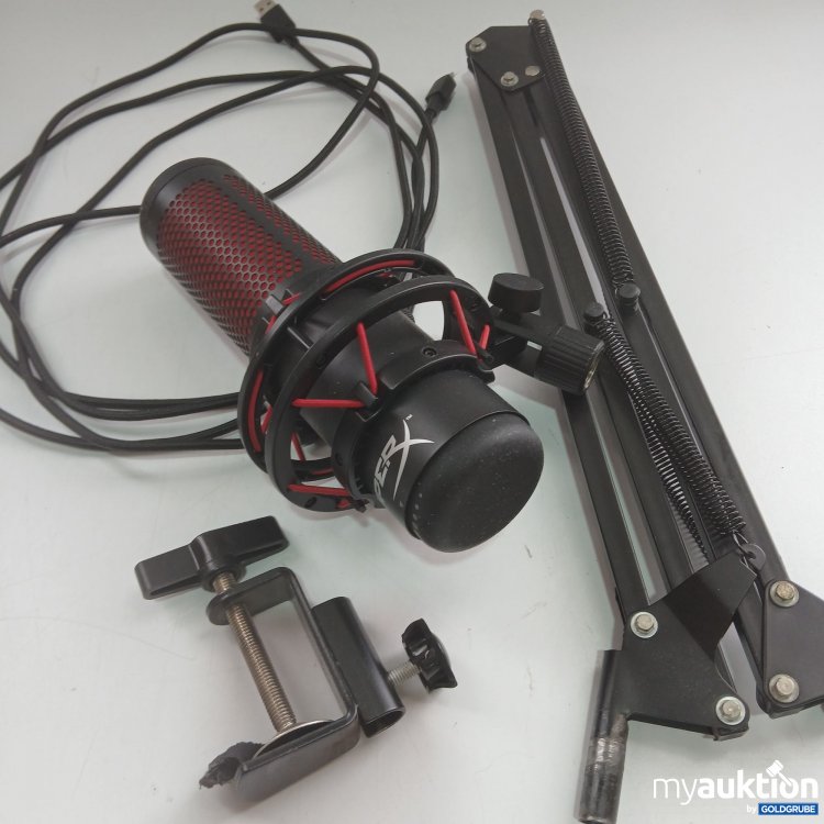 Artikel Nr. 814408 Artikel Nr. 814408: HyperX QuadCast – Standalone USB Mikrofon mit umfangreichen Funktionen für Streamer Gamer
